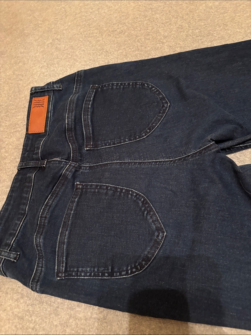 Reiss Perry Contour High Rise Flared Jeans Dark Wash Size 28R - Picture 14 of 15